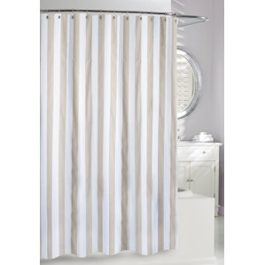 Ivory & Cream Ruffled Shower Curtains You\'ll Love | Wayfair Ivory & Cream Ruffled Shower Curtains You\'ll Love | Wayfair