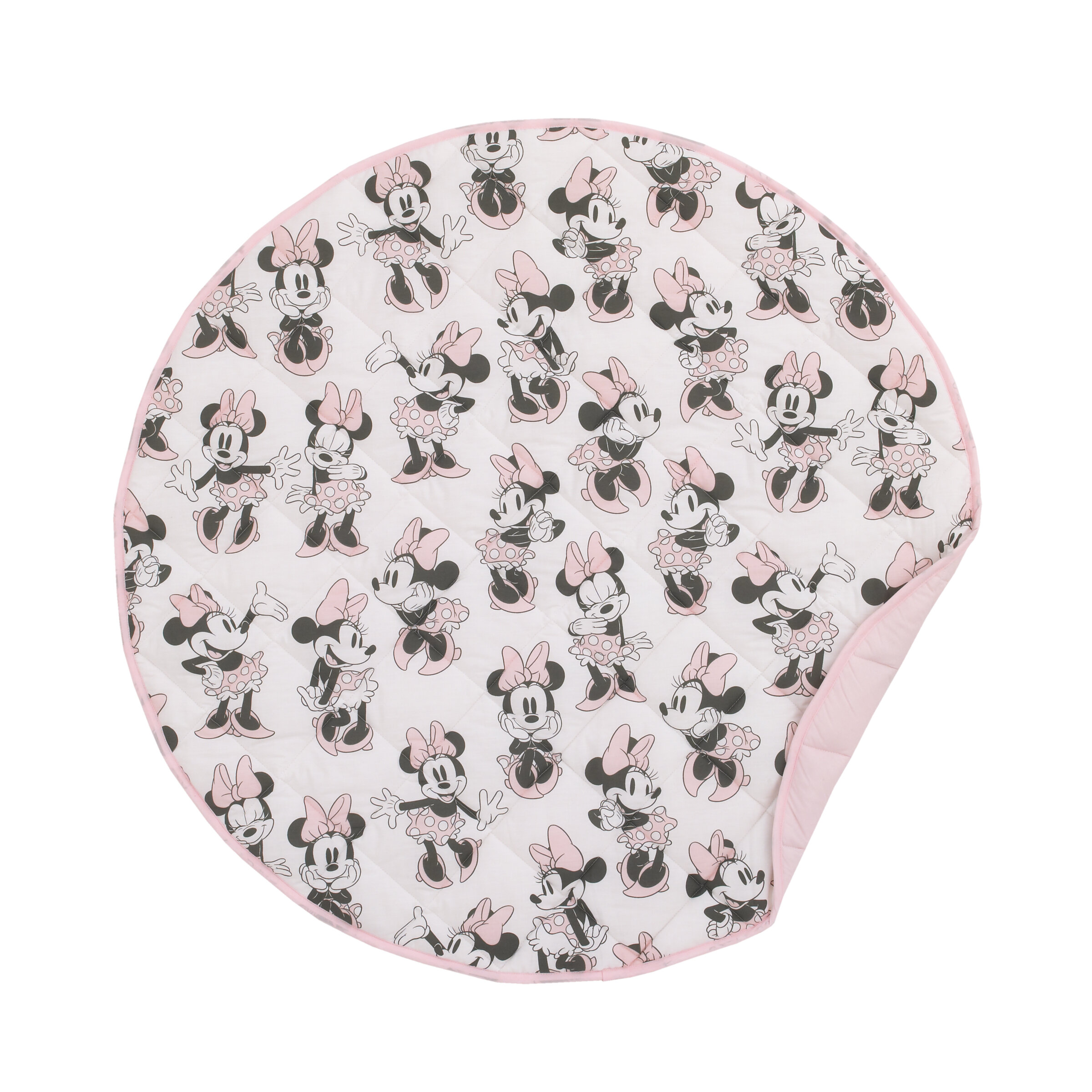 Disney Minnie Mouse Round Quilted Tummy Time Playmat Wayfair