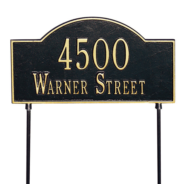 Whitehall Products 2Line Lawn Address Sign & Reviews Wayfair