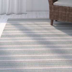 Wexford Blue/Ivory Indoor/Outdoor Area Rug