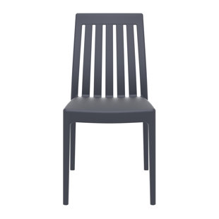 Modern Contemporary Dining Chairs For Heavy People Allmodern Mcgregor Stacking Patio Dining Chair Set Of 2