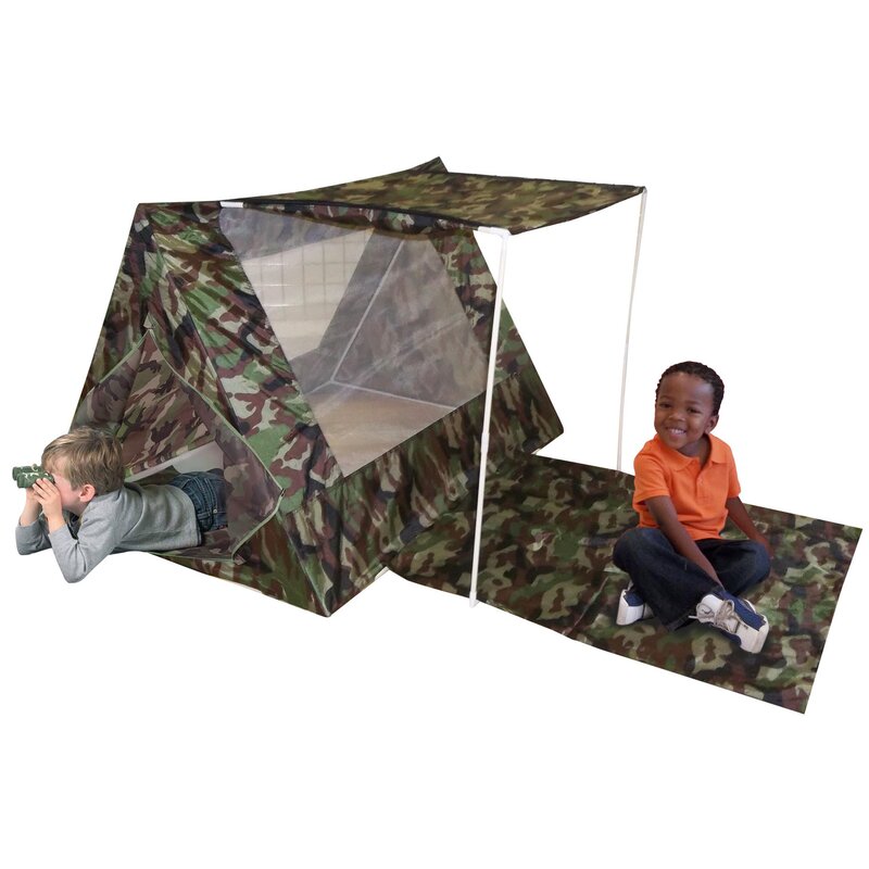 Kids Adventure Camo Fort Play Tent And Reviews Wayfair