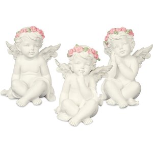 3 Piece Charming Trio Cherub Set