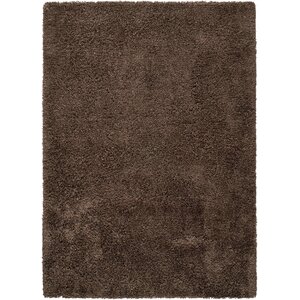 Alvordton Hand-Tufted Brown Area Rug