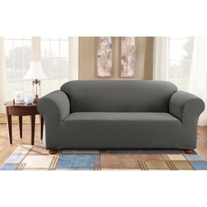 Simple Stretch Subway Box Cushion Sofa Slipcover