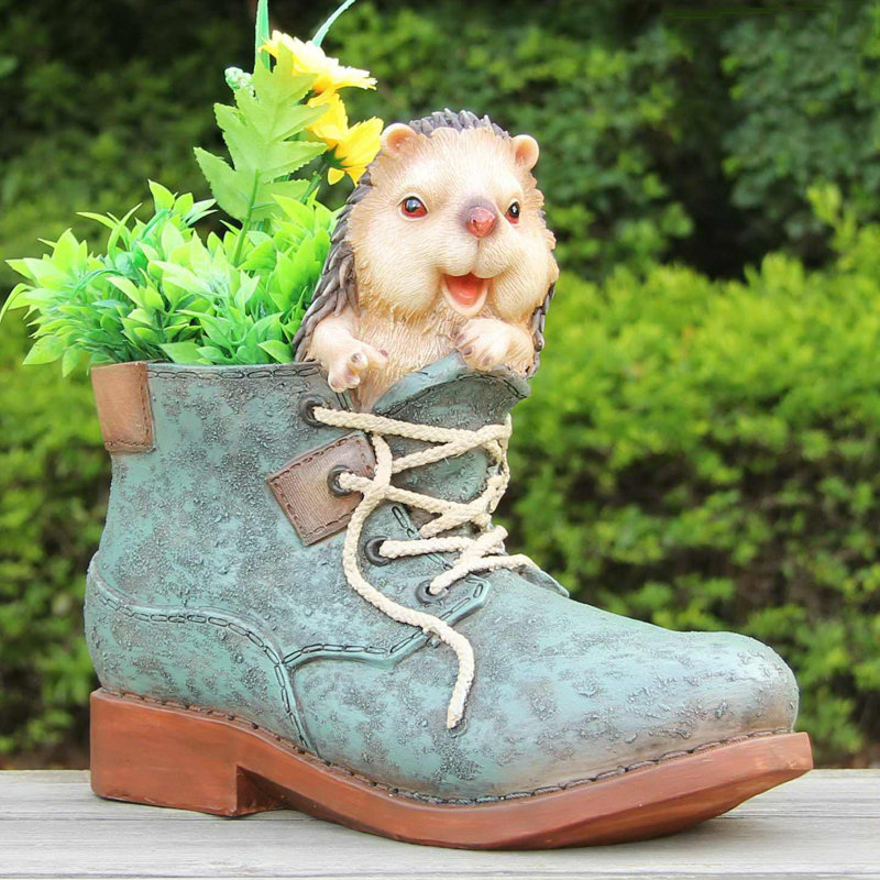 Sintechno Inc Resin Statue Planter Wayfair