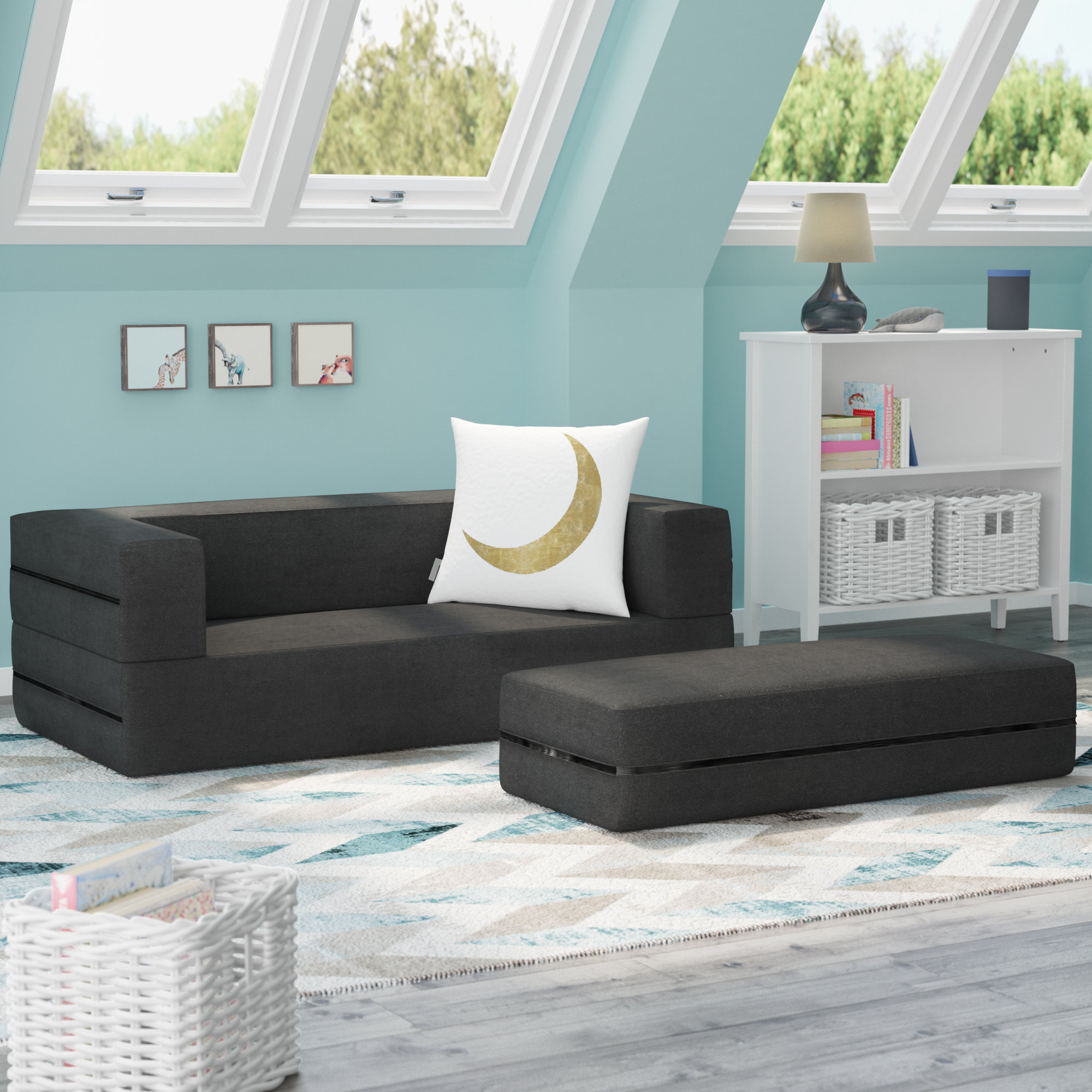 Mendonca Kids Sofa And Ottoman