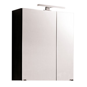 60 cm x 68 cm Spiegelschrank Marano mit LED Bele..