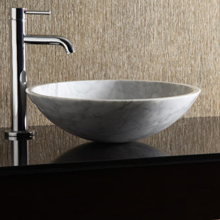 White Marble Vessel Sink Wayfair Quickview
