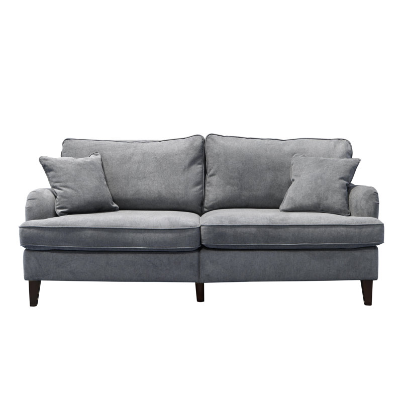 Serta At Home Carlisle 78 Sofa With Pleated Arms Reviews Wayfair Carlisle 78 Sofa With Pleated Arms