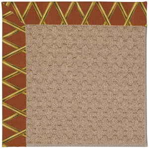Zoe Grassy Mountain Machine Tufted Cinnabar Honey/Brown Indoor/Outdoor Area Rug