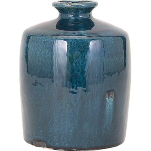 Blue Trumpet Table Vase