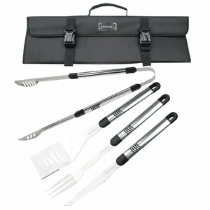 Stainless Steel 5 Piece BBQ Set