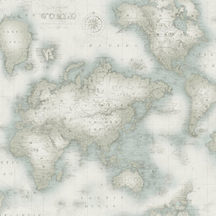 Old World Map Wallpaper Wayfair Quickview