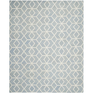 Dhurries Blue & Ivory Area Rug