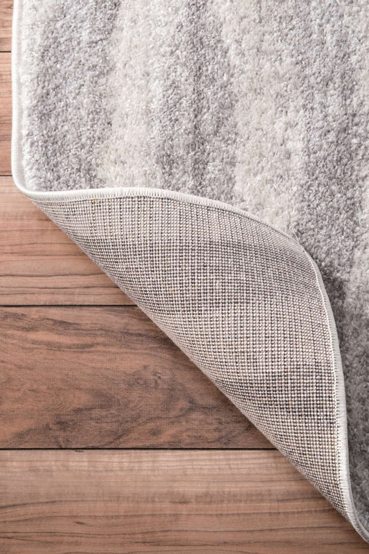 Mercury Row Lada Abstract Waves Grey/White Area Rug & Reviews Wayfair.ca