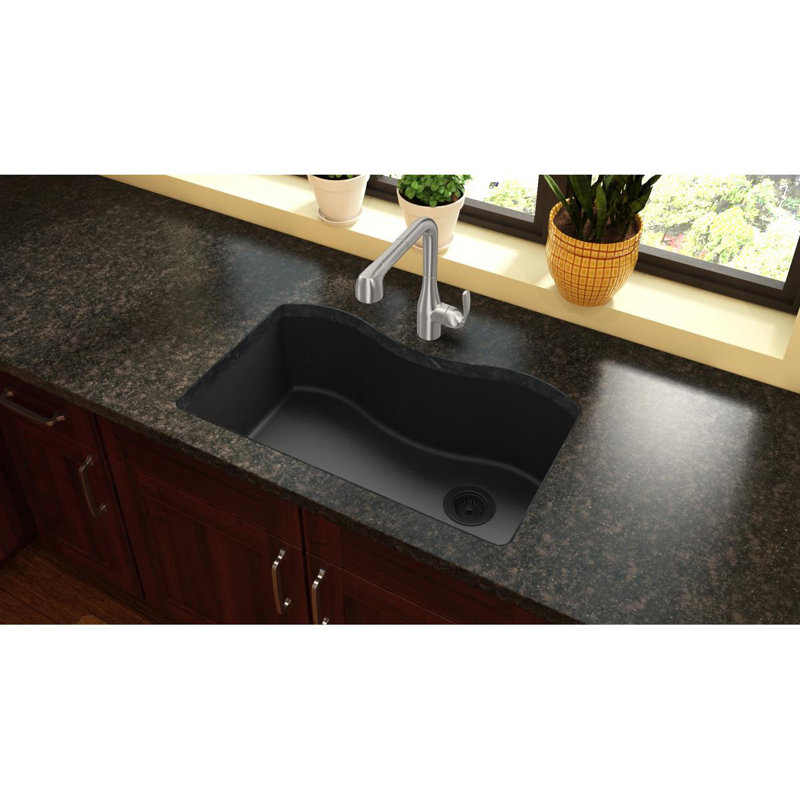 Elkay Quartz Classic 33" x 22" DropIn Kitchen Sink & Reviews Wayfair