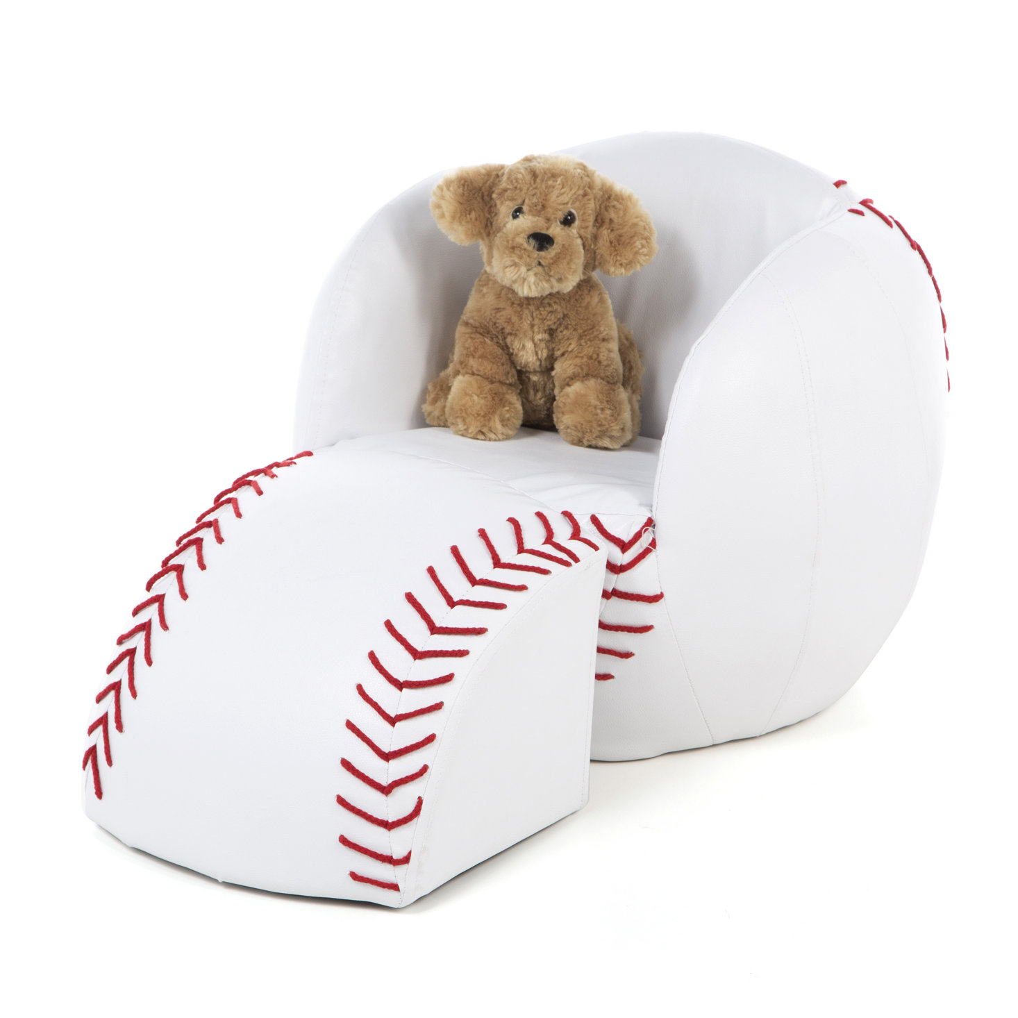 Gift Mark Baseball Kids Novelty Chair and Ottoman & Reviews Wayfair