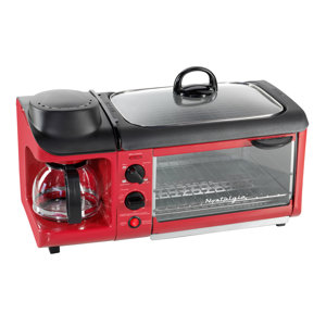 4-Cup Retro Series 3-in-1 Breakfast Station Coffee Maker