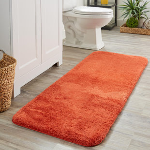 Machine Wash Orange Bath Rugs Mats You Ll Love Wayfair Machine Wash Orange Bath Rugs Mats