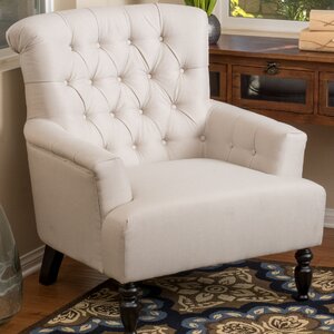 Verona Tufted Fabric Armchair