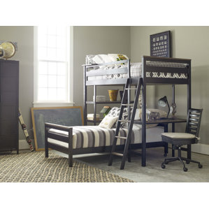 Chassidy Twin L-Shaped Bunk Bed by Harriet Bee