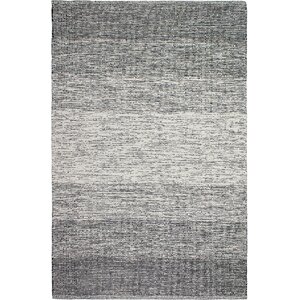 Zen Hand-Woven Black/Gray Area Rug