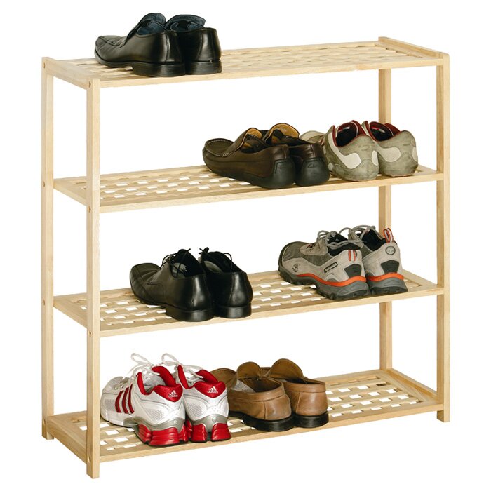 All Home Macy 4 Pair Shoe Rack & Reviews 