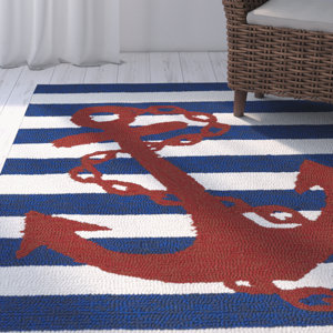 Sereno Handmade Blue Indoor / Outdoor Area Rug