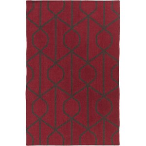 York Ellie Red Area Rug