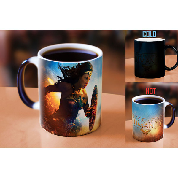 Morphing Mugs Wonder Woman Movie Protector Of Humanity Heat Reveal Morphing Mugs Wonder Woman Movie Protector Of Humanity Heat Reveal Ceramic Coffee Mug Wayfair