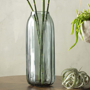 Bismarck Cylinder Hand Formed Glass Table Vase