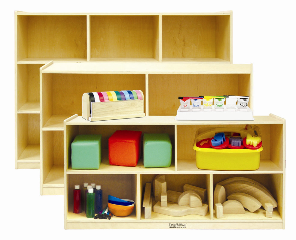 ECR4Kids Stackable 5 Shelving Unit with Casters & Reviews Wayfair