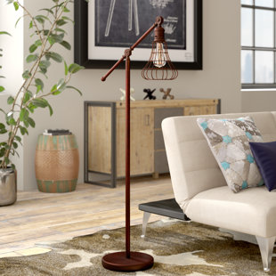 Bronze Metal 3-Way Lighting Portable Home Decoration Floor Lamp Combo 71.5 in