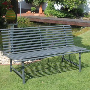 2-Sitzer Gartenbank aus Stahl von Leco