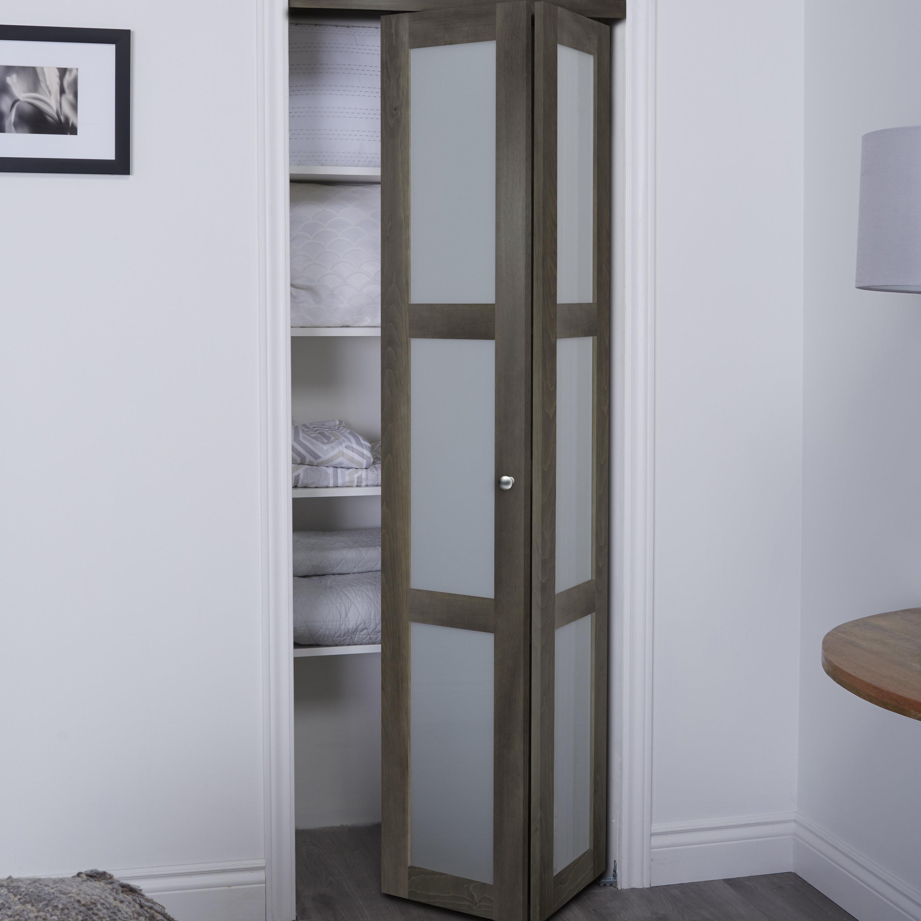 Erias Home Designs Baldarario Gl Bi Fold Door Reviews Wayfair