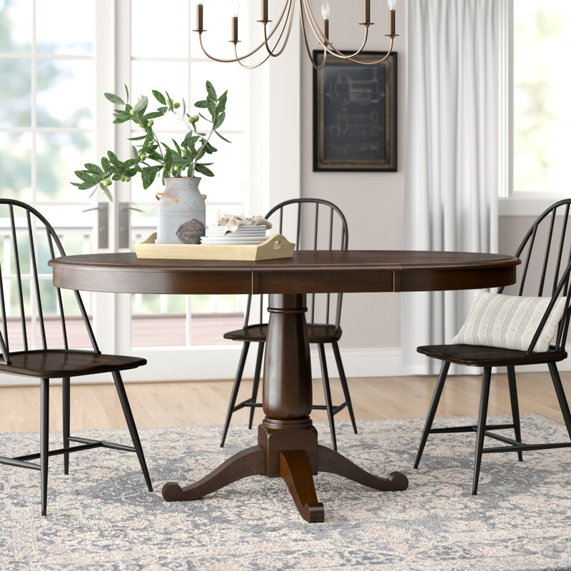 Darby Home Co Kiantone Extendable Solid Wood Dining Table Reviews Darby Home Co Kiantone Extendable Solid Wood Dining Table Reviews Wayfair