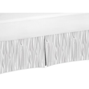 Wood Grain Print Crib Skirt