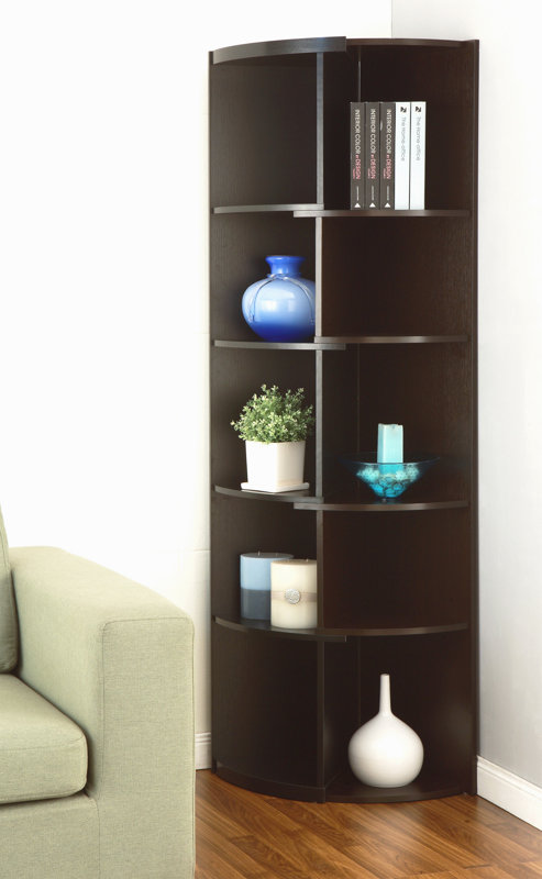 Corner Unit Furniture Designs Ivy Bronx Bridges Corner Unit Bookcase Reviews Wayfair