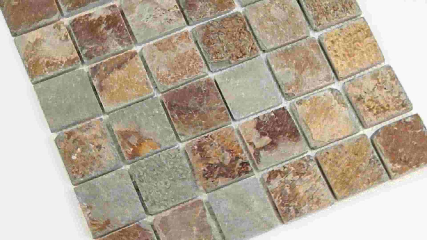 Msi California 2 X Slate Mosaic Tile In Multi Reviews Wayfair California 2 X Slate Mosaic Tile