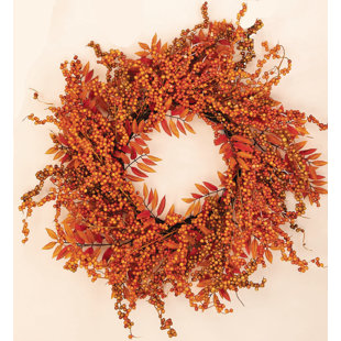Outdoor Fall Wreaths You Ll Love Wayfair Fall 18 Berry Fern Wreath