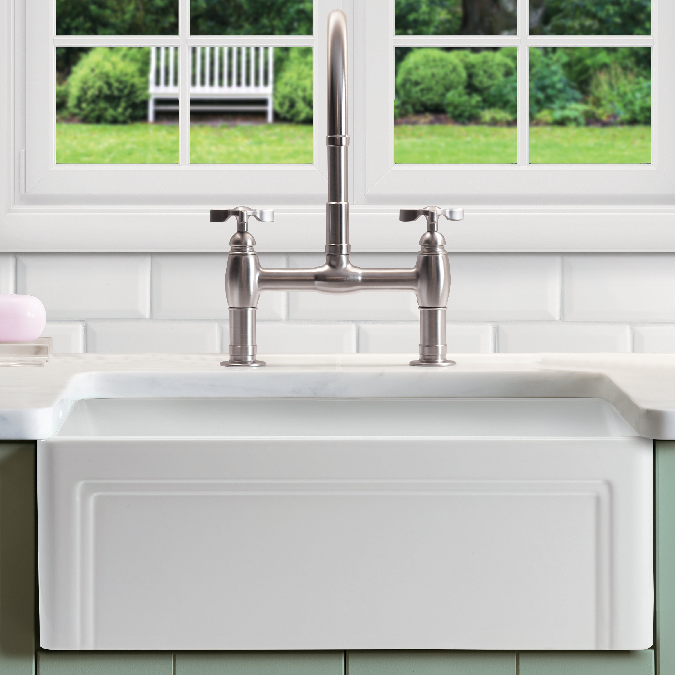 Olde London 30 L X 18 W Farmhouse A Kitchen Sink With Basket Strainer And Grid Olde London 30 L X 18 W Farmhouse A Kitchen Sink With Basket Strainer And Grid