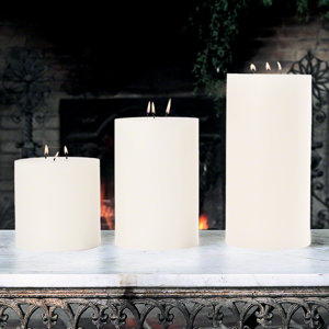 Unscented 3 Wick Pillar Candle