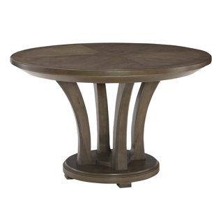 Solid Oak Round Table Wayfair Medfield Round Solid Wood Dining Table