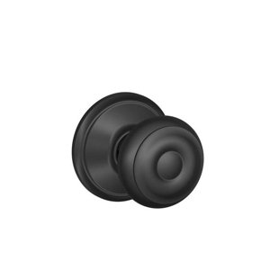 F Series Georgian Passage Knobset with Round Rosette