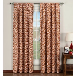 Victoria Nature/Floral Sheer Curtain Panels (Set of 2)