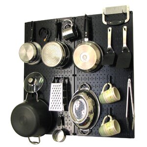 Kitchen Organizer Pots & Pans Pegboard Pack