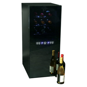 24 Bottle Dual Zone Freestanding Wine Cooler by Koolatron