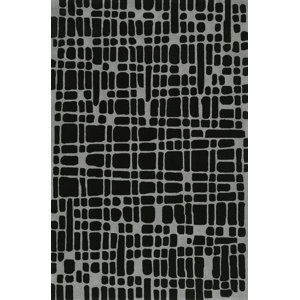 Journey Hand-Tufted Black Area Rug