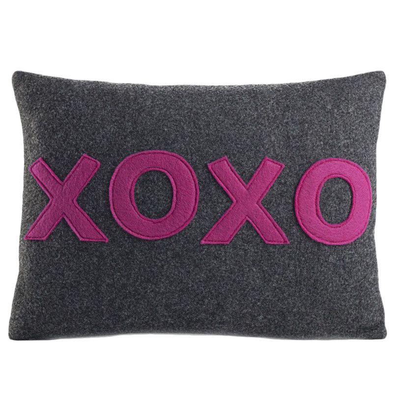 It Starts With A Kiss XOXO Throw Pillow & Reviews AllModern